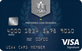 USAA Preferred Cash Rewards Visa Signature Card Logo