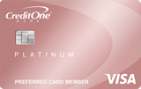 CreditOne Platinum Rewards Visa with No Annual Fee